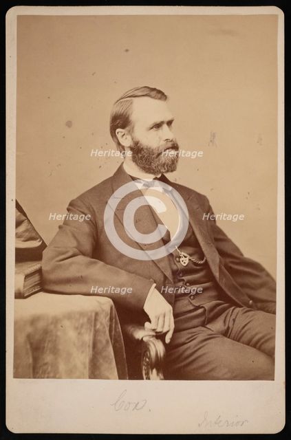Portrait of Jacob Dolson Cox (1828-1900), Before 1900. Creator: Brady's National Photographic Portrait Galleries.
