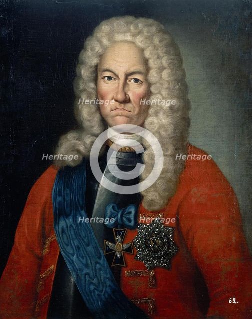 Portrait of Jacob Daniel Bruce (1669-1735), First third of 18th century. Artist: Anonymous  