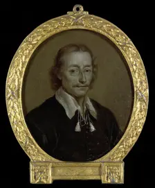 Portrait of Jacob Jacobsz Steendam, Poet and Historian in Amsterdam, New Amsterdam and Batavia, 1732 Creator: Jan Maurits Quinkhard