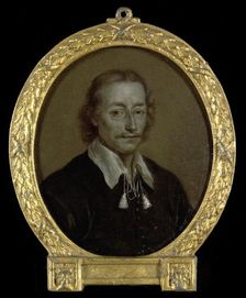 Portrait of Jacob Jacobsz Steendam, Poet and Historian in Amsterdam, New Amsterdam and Batavia, 1732 Creator: Jan Maurits Quinkhard