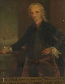 Portrait of Jacob Mossel, Governor-General of the Dutch East India Company, 1750-1799. Creator: Anon