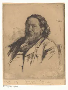Portrait of Jacob Maris, c.1890. Creator: Pieter de Josselin de Jong