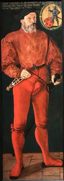 Portrait of Jacob Schwytzer, 1564. Creator: Tobias Stimmer