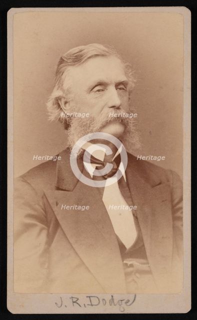 Portrait of Jacob Richards Dodge (1823-1902), 1878. Creator: Samuel Montague Fassett.