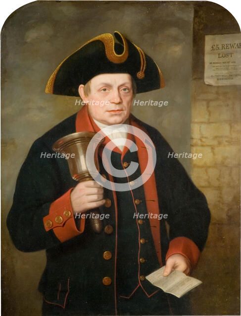 Portrait of Jacob Wilson (1799-1882) Last Birmingham Town Crier, 1868-69. Creator: William Thomas Roden.