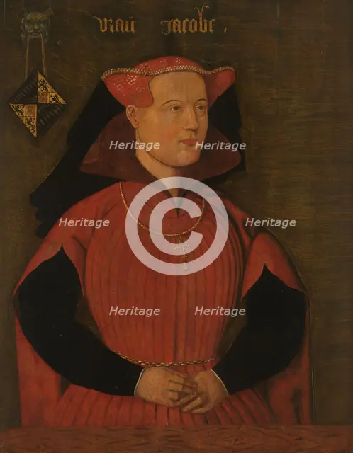 Portrait of Jacoba of Bavaria, Countess of Holland and Zeeland (Jacqueline, Count..., after c.1480. Creator: Anon.
