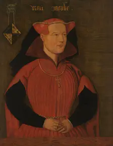Portrait of Jacoba of Bavaria, Countess of Holland and Zeeland (Jacqueline, Count..., after c.1480. Creator: Anon