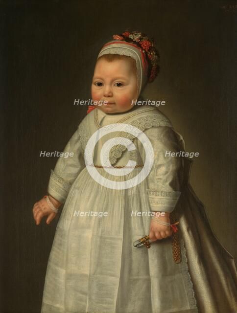 Portrait of Jacoba Bontemantel (1643-?), 1644. Creator: Anon.