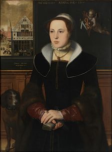 Portrait of Jacquemyne Buuck, 1551. Creator: Pourbus, Pieter (1523-1584)