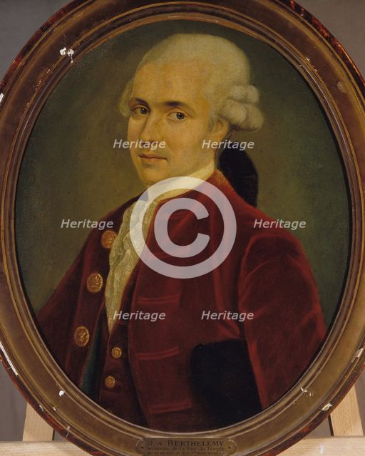 Portrait of Jacques-Albert Berthélemy (1745-1813), lawyer in the parliament..., c1745 and 1813. Creator: Unknown.