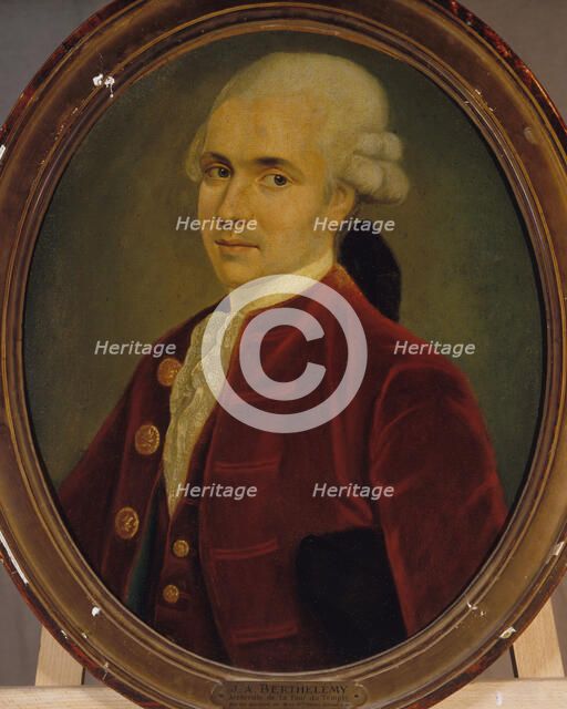 Portrait of Jacques-Albert Berthélemy (1745-1813), lawyer in the parliament..., c1745 and 1813. Creator: Unknown.