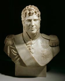 Portrait of Jacques-Alexandre-Bernard Law, Marquis de Lauriston, c.1823. Creator: François Joseph Bosio
