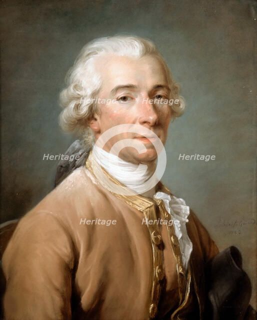 Portrait of Jacques-Antoine Beaufort (1721-1784), 1783. Creator: Labille-Guiard, Adélaïde (1749-1803).