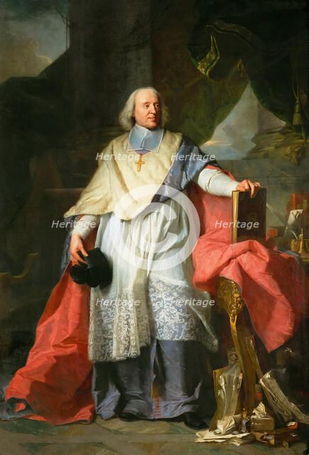 Portrait of Jacques-Bénigne Bossuet (1627-1704), 1702. Creator: Rigaud, Hyacinthe François Honoré (1659-1743).