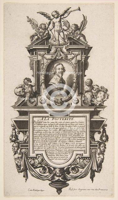 Portrait of Jacques Callot, ca. 1636. Creator: Abraham Bosse.