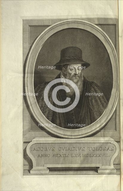 Portrait of Jacques Cujas (1522-1590), .
