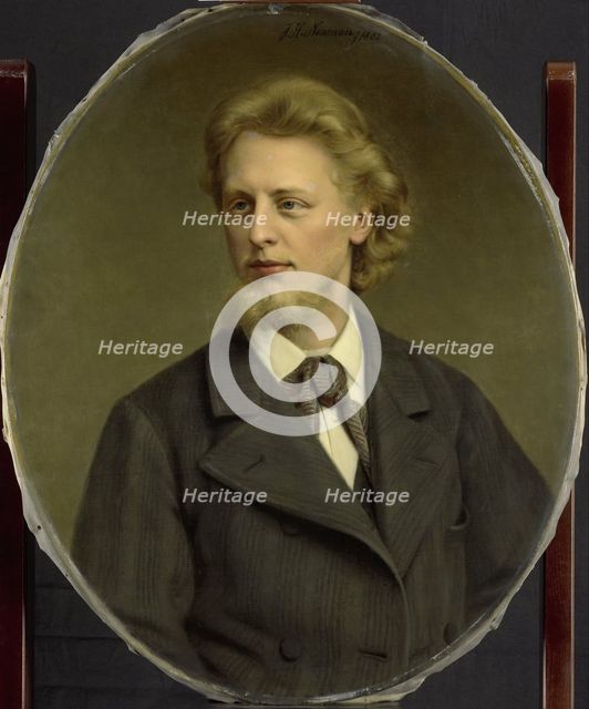 Portrait of Jacques Fabrice Herman Perk (1859-1881), 1882. Creator: Jan Hendrik Neuman.