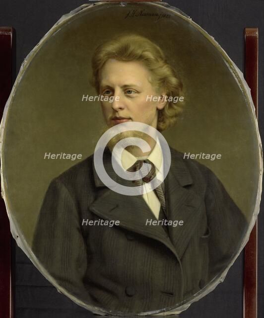 Portrait of Jacques Fabrice Herman Perk (1859-1881), 1882. Creator: Jan Hendrik Neuman.