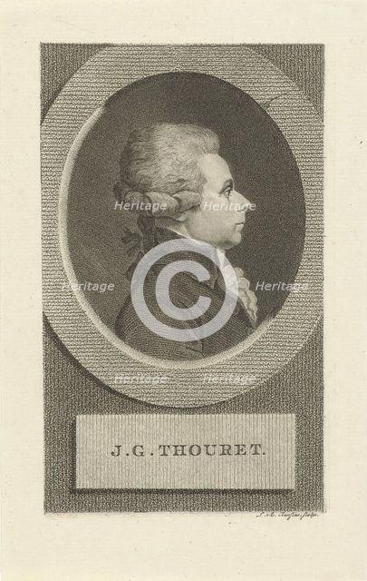 Portrait of Jacques Guillaume Thouret (1746-1794), 1790s.