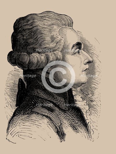 Portrait of Jacques Guillaume Thouret (1746-1794), 1889.