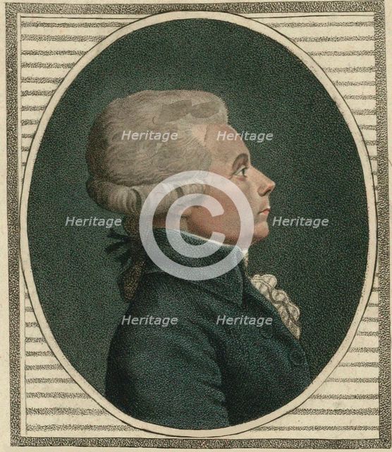 Portrait of Jacques Guillaume Thouret (1746-1794), c. 1790.