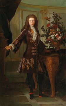 Portrait of Jacques I, Prince of Monaco (1689-1751). Creator: Gence, Robert Gabriel (1670-1728)
