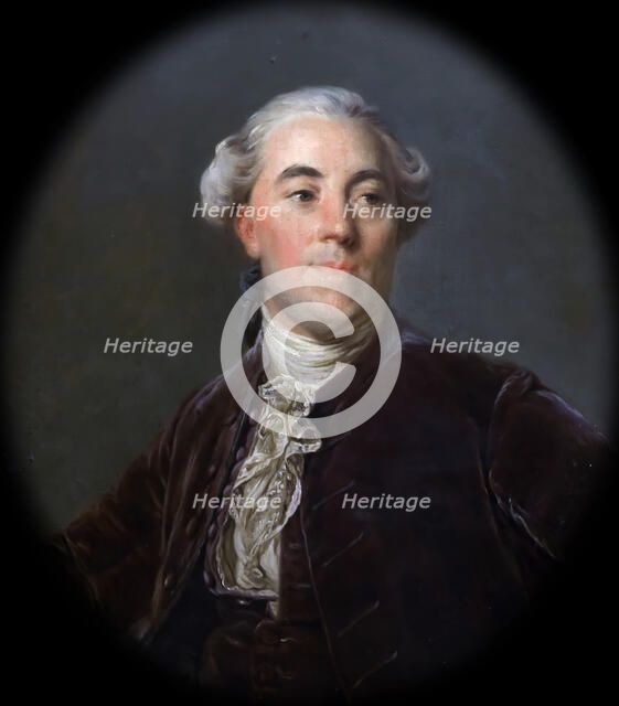Portrait of Jacques Necker (1732-1804). Artist: Duplessis, Joseph-Siffred (1725-1802)
