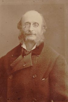 Portrait of Jacques Offenbach (1819-1880), 1870. Creator: Nadar, Gaspard-Félix (1820-1910)