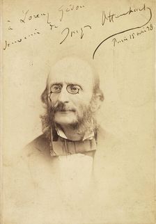 Portrait of Jacques Offenbach (1819-1880), 1878. Creator: Anonymous
