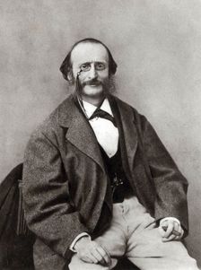 Portrait of Jacques Offenbach (1819-1880), ca 1865. Creator: Anonymous