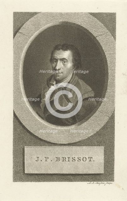 Portrait of Jacques-Pierre Brissot de Warville (1754-1793), 1790s.