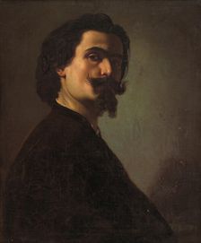 Portrait of Jakab Marastoni, 1856. Creator: Frantisek Klimkovic