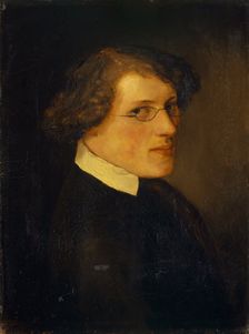 Portrait of Jakob Mähly, 1848. Creator: Arnold Bocklin