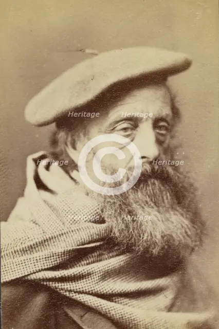 Portrait of James Clarke Hook, late 19th century. Creator: Unknown.
