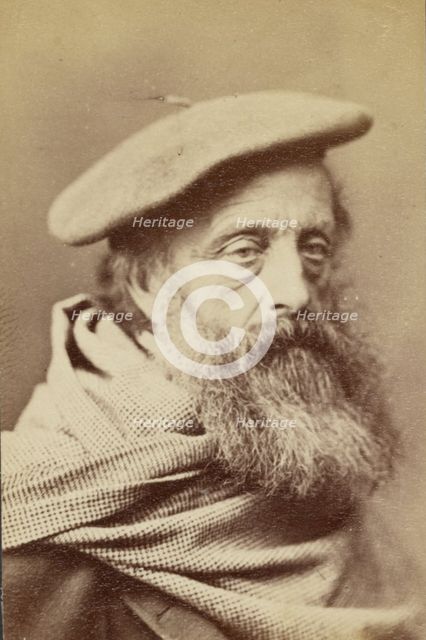 Portrait of James Clarke Hook, late 19th century. Creator: Unknown.