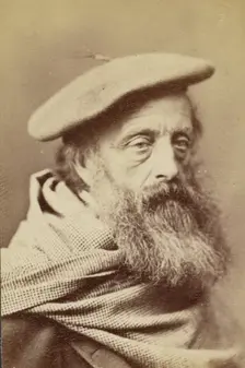 Portrait of James Clarke Hook, late 19th century. Creator: Unknown