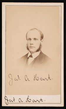Portrait of James A. Hart, Circa 1870s. Creator: Purdy & Frear