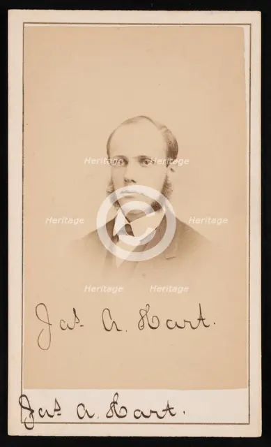 Portrait of James A. Hart, Circa 1870s. Creator: Purdy & Frear.