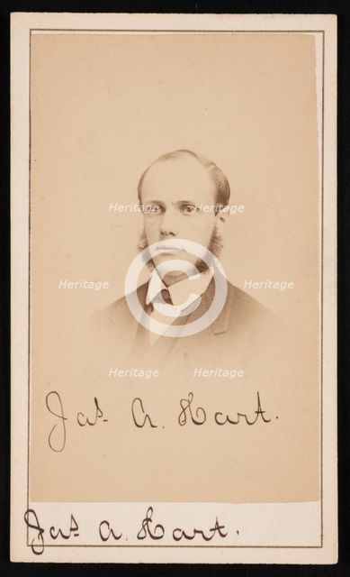 Portrait of James A. Hart, Circa 1870s. Creator: Purdy & Frear.