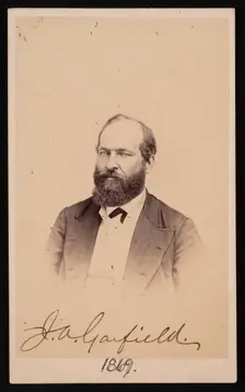 Portrait of James Abram Garfield (1831-1881), 1869. Creator: Stein Bros