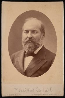 Portrait of James Abram Garfield (1831-1881), March 1881. Creator: J F Jarvis