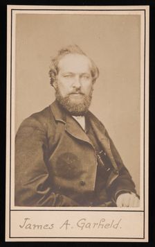 Portrait of James Abram Garfield (1831-1881), Circa 1860s. Creator: Unknown
