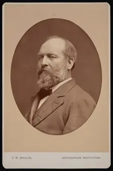 Portrait of James Abram Garfield (1831-1881), June 1880. Creator: Thomas William Smillie