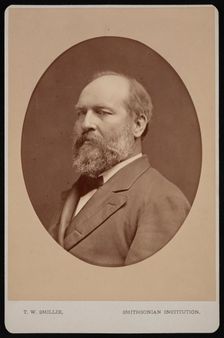Portrait of James Abram Garfield (1831-1881), June 1880. Creator: Thomas William Smillie