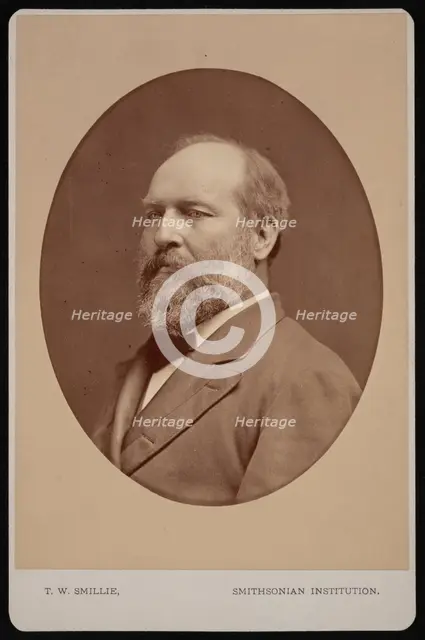 Portrait of James Abram Garfield (1831-1881), June 1880. Creator: Thomas William Smillie.