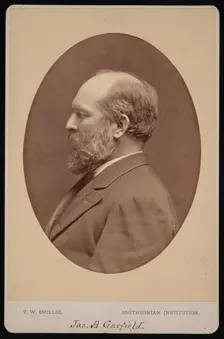 Portrait of James Abram Garfield (1831-1881), June 1880. Creator: Thomas William Smillie