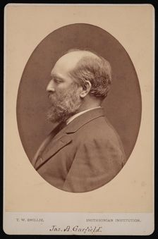 Portrait of James Abram Garfield (1831-1881), June 1880. Creator: Thomas William Smillie