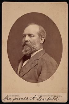 Portrait of James Abram Garfield (1831-1881), June 1880. Creator: Thomas William Smillie