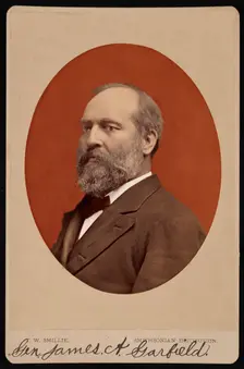 Portrait of James Abram Garfield (1831-1881), June 1880. Creator: Thomas William Smillie