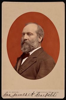 Portrait of James Abram Garfield (1831-1881), June 1880. Creator: Thomas William Smillie